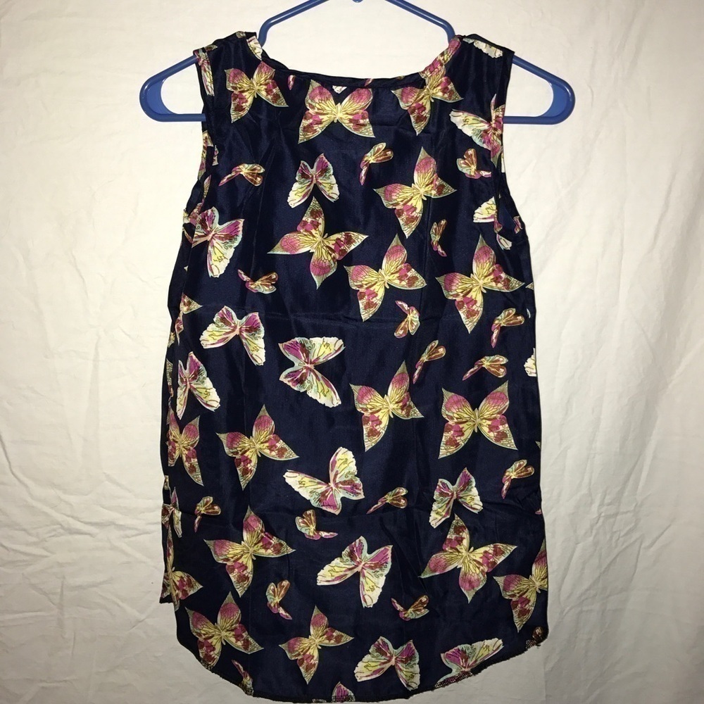 ✅HOST Pick✅ Butterfly Chiffon Top, Small - Picture 3 of 6